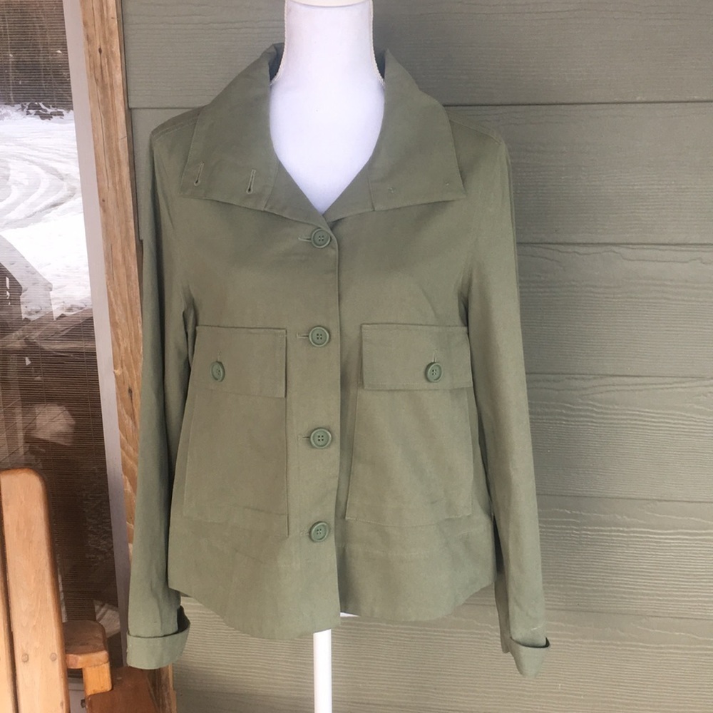 a loves a Green Utility Jacket